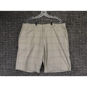 O'neill Shorts Mens 38 Beige Geometric Pattern Chino Casual Skateboard Walking